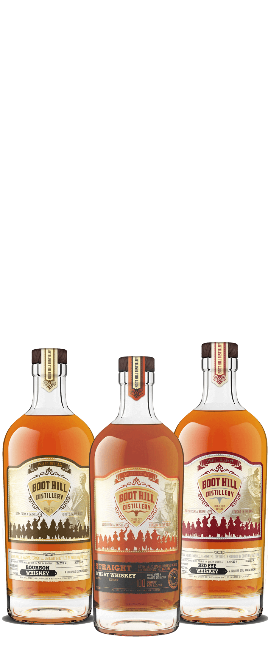 bourbon, white and red eye whisky bundle free shipping